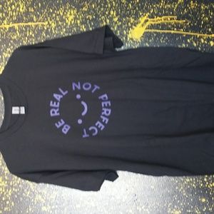 XL Gilden Tee "Be Real Not Perfect".         New with tags extra large